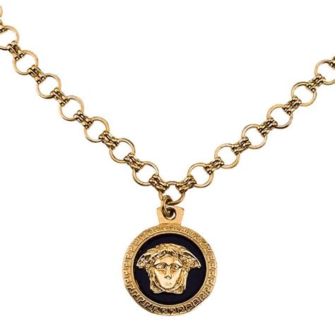 versace necklace womens ebay|Versace women's silver necklaces.